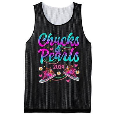 Chucks And Pearls 2024 Mesh Reversible Basketball Jersey Tank