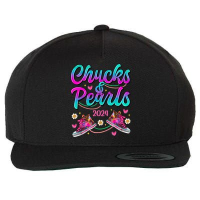 Chucks And Pearls 2024 Wool Snapback Cap