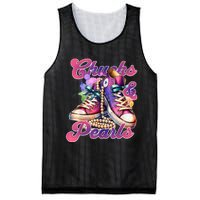 Chucks And Pearls 2024 Funny Kamala Harris 2024 Election Mesh Reversible Basketball Jersey Tank