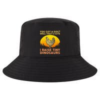 Chicken Art Poultry Chicken Farmer Funny Tiny Dinosaurs Cool Comfort Performance Bucket Hat