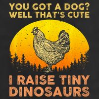 Chicken Art Poultry Chicken Farmer Funny Tiny Dinosaurs Cool Comfort Performance Bucket Hat