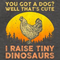 Chicken Art Poultry Chicken Farmer Funny Tiny Dinosaurs Vector Backpack
