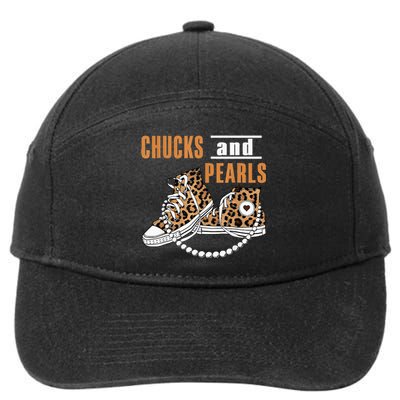 Chucks And Pearls 7-Panel Snapback Hat