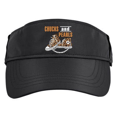 Chucks And Pearls Adult Drive Performance Visor