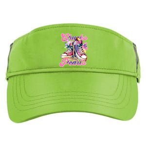 Chucks And Pearls 2024 Funny Kamala Harris 2024 Election Adult Drive Performance Visor