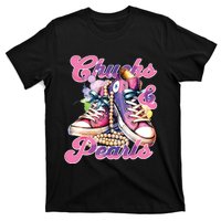 Chucks And Pearls 2024 Funny Kamala Harris 2024 Election T-Shirt