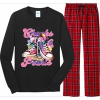 Chucks And Pearls 2024 Funny Kamala Harris 2024 Election Long Sleeve Pajama Set