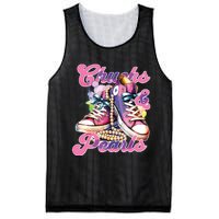 Chucks And Pearls 2024 Funny Kamala Harris 2024 Election Mesh Reversible Basketball Jersey Tank