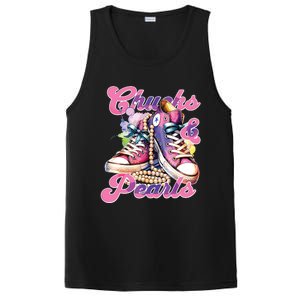 Chucks And Pearls 2024 Funny Kamala Harris 2024 Election PosiCharge Competitor Tank