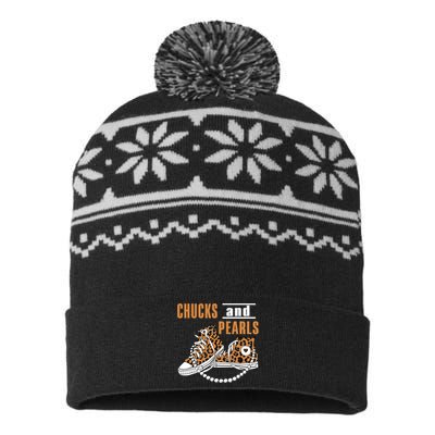 Chucks And Pearls USA-Made Snowflake Beanie