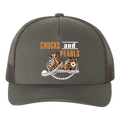 Chucks And Pearls Yupoong Adult 5-Panel Trucker Hat