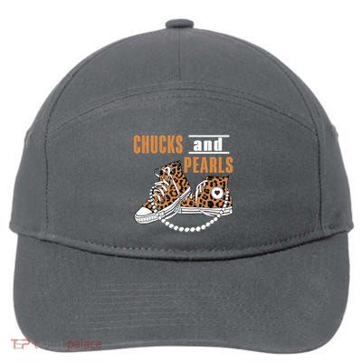 Chucks And Pearls 7-Panel Snapback Hat