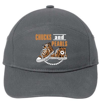 Chucks And Pearls 7-Panel Snapback Hat