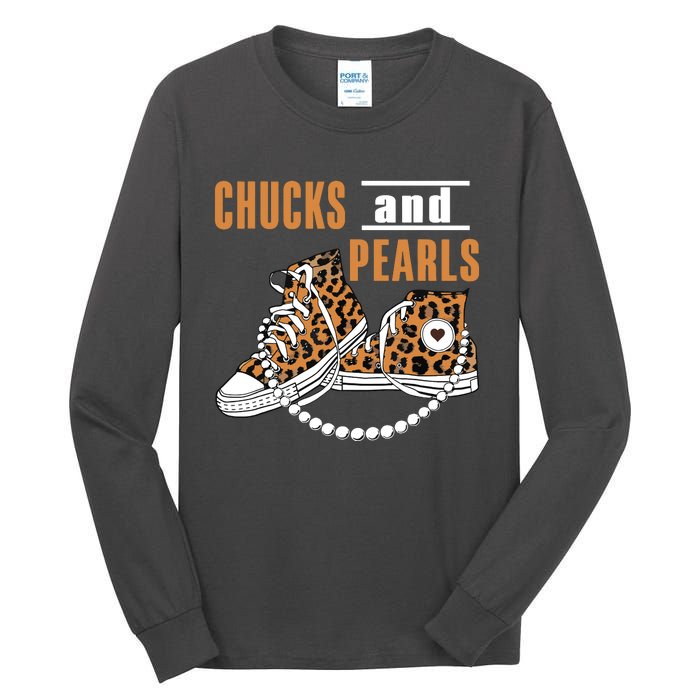 Chucks And Pearls Tall Long Sleeve T-Shirt