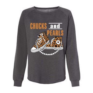 Chucks And Pearls Womens California Wash Sweatshirt