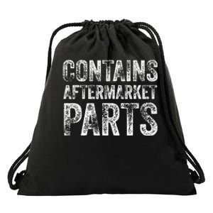 Contains Aftermarket Parts Funny Leg Amputation Prosthesis Drawstring Bag