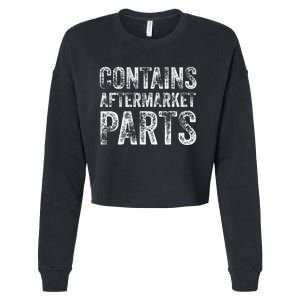 Contains Aftermarket Parts Funny Leg Amputation Prosthesis Cropped Pullover Crew