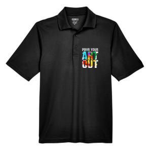 Cool Artist Painter Art Teacher Paint Artists Men's Origin Performance Pique Polo