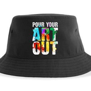 Cool Artist Painter Art Teacher Paint Artists Sustainable Bucket Hat