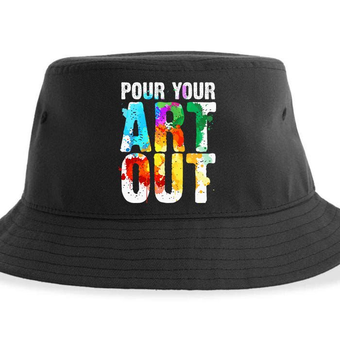 Cool Artist Painter Art Teacher Paint Artists Sustainable Bucket Hat