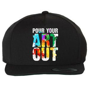 Cool Artist Painter Art Teacher Paint Artists Wool Snapback Cap