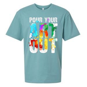 Cool Artist Painter Art Teacher Paint Artists Sueded Cloud Jersey T-Shirt