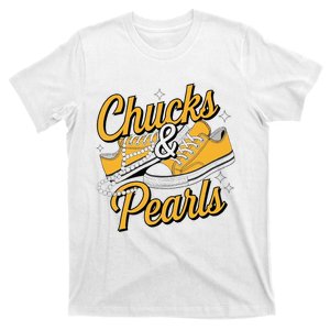 Chucks And Pearls For Women 2024 T-Shirt