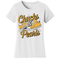 Chucks And Pearls For Women 2024 Women's T-Shirt