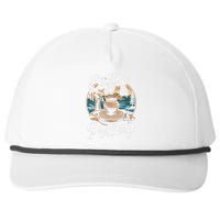 Coffee And Pottery Lover Ceramic Artist Snapback Five-Panel Rope Hat