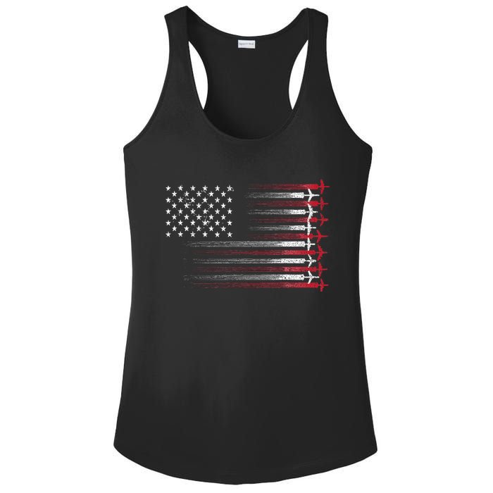 Cute Airplane Pilot Ladies PosiCharge Competitor Racerback Tank