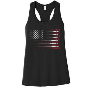 Cute Airplane Pilot Women's Racerback Tank