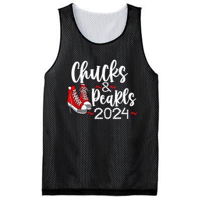 Kamala Harris Chucks Graphic Mesh Reversible Basketball Jersey Tank