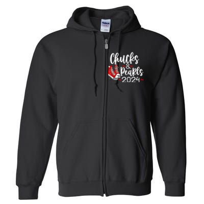 Kamala Harris Chucks Graphic Full Zip Hoodie