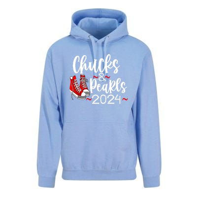 Kamala Harris Chucks Graphic Unisex Surf Hoodie