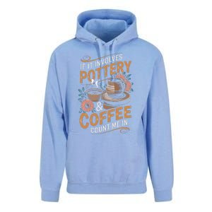 Coffee And Pottery Lover Ceramic Artist Unisex Surf Hoodie