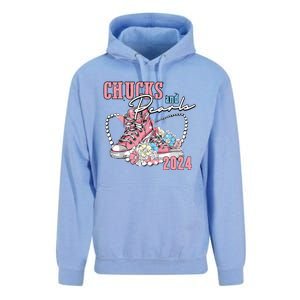 Chucks And Pearls 2024 Im With Her Kamala 2024 Unisex Surf Hoodie