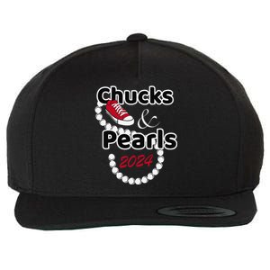 Chucks And Pearls Cute Women 2024 Gift Wool Snapback Cap