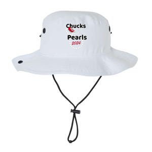 Chucks And Pearls Cute Women 2024 Gift Legacy Cool Fit Booney Bucket Hat