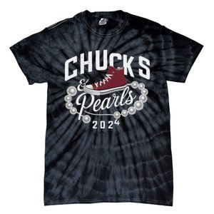 Chucks And Pearls 2024 Kamala For President Elections Merch Tie-Dye T-Shirt