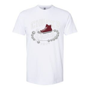 Chucks And Pearls 2024 Kamala For President Elections Merch Softstyle CVC T-Shirt