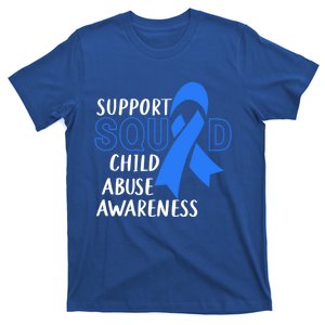 Child Abuse Prevention Month April Support Squad Awareness Gift T-Shirt