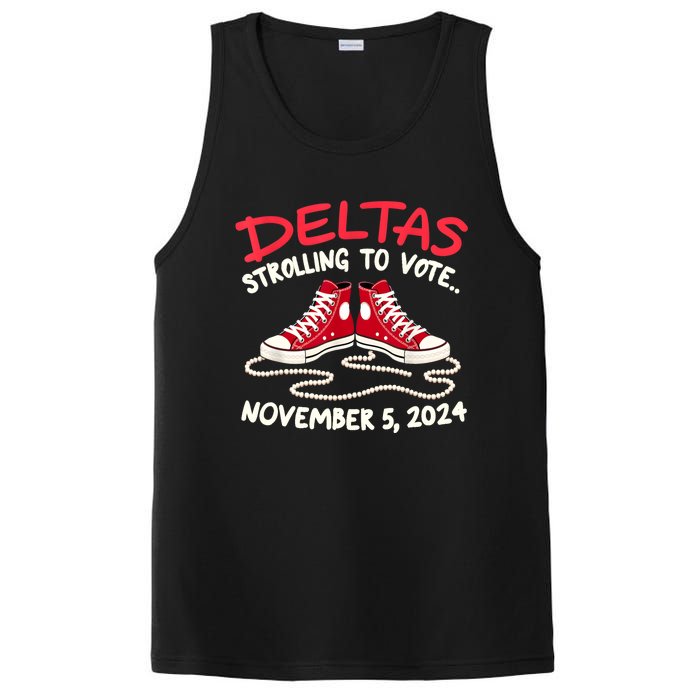 Chucks And Pearls Deltas Strolling To Vote November 5 2024 PosiCharge Competitor Tank