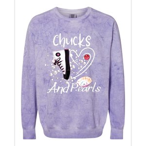 Chucks And Pearls Colorblast Crewneck Sweatshirt