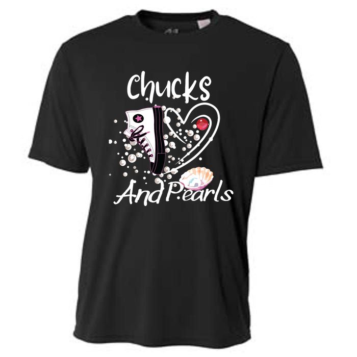 Chucks And Pearls Cooling Performance Crew T-Shirt