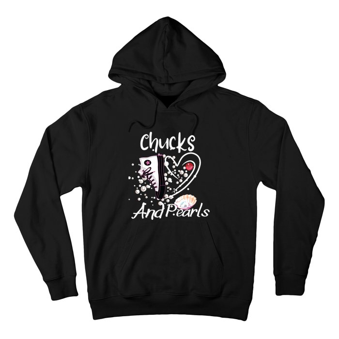 Chucks And Pearls Hoodie