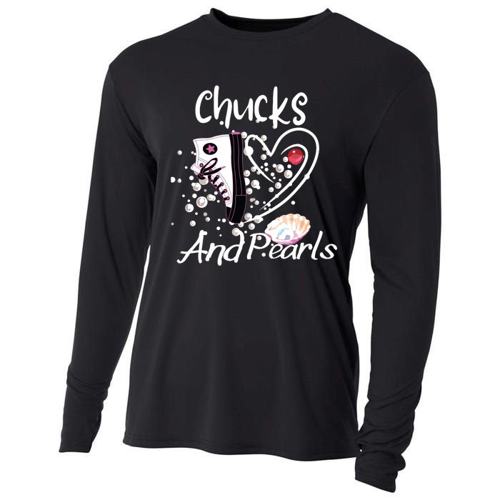 Chucks And Pearls Cooling Performance Long Sleeve Crew