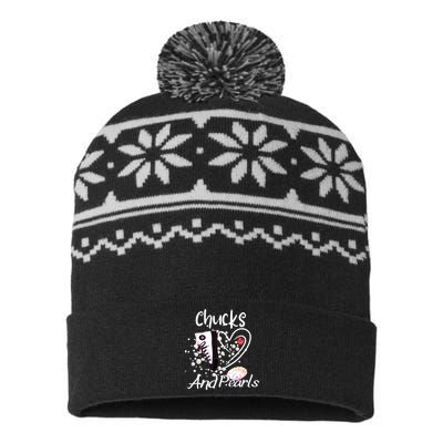 Chucks And Pearls USA-Made Snowflake Beanie