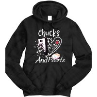 Chucks And Pearls Tie Dye Hoodie