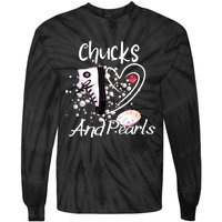 Chucks And Pearls Tie-Dye Long Sleeve Shirt