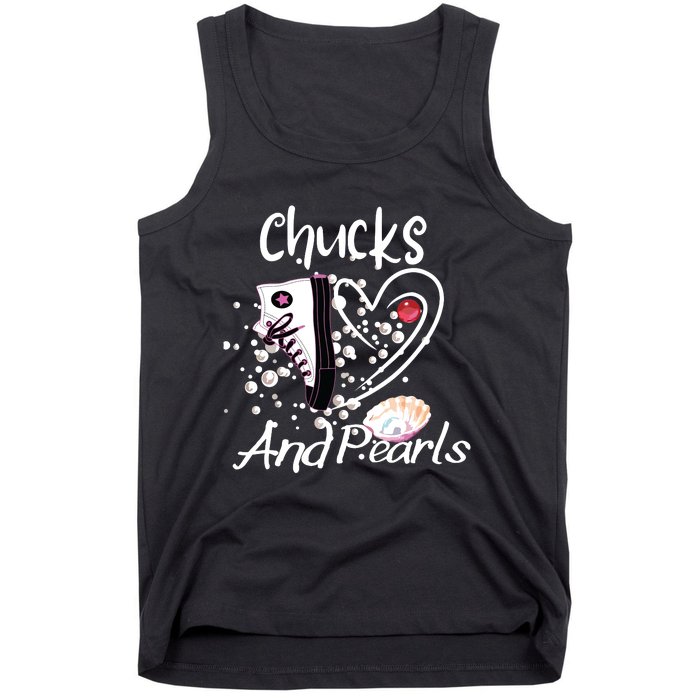 Chucks And Pearls Tank Top